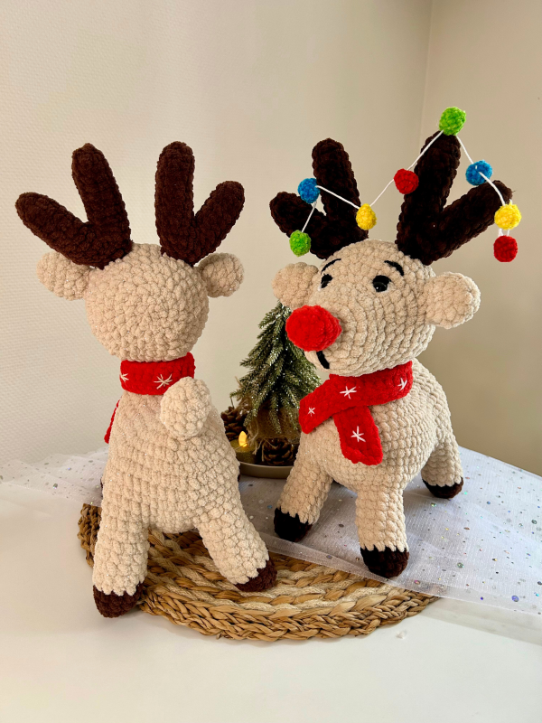 1 Patron crochet PDF - Rudolph, le renne de Noël