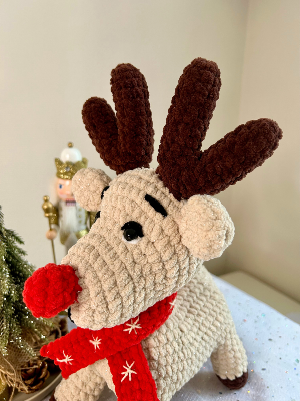 12 Patron crochet PDF - Rudolph, le renne de Noël