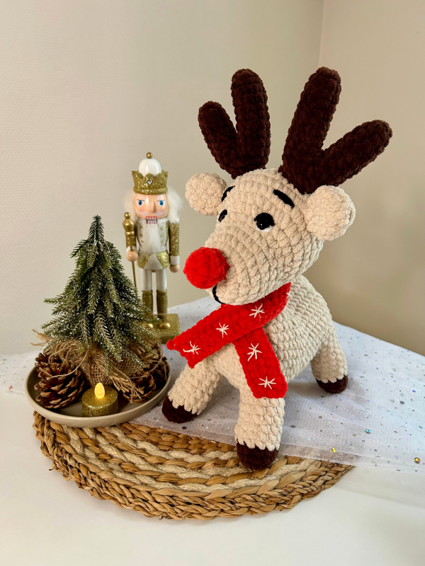 13 Patron crochet PDF - Rudolph, le renne de Noël