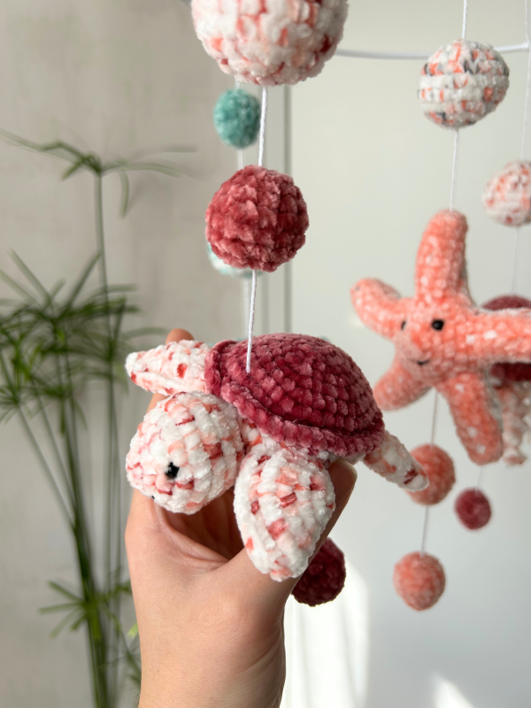 Copie de Patron crochet-11 Patron crochet PDF - Mobile bébé "sous l'océan"