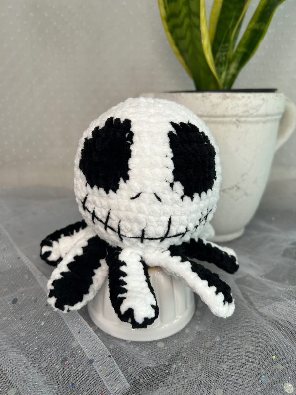 Copie de Patron crochet-2 2 Patron crochet PDF - Pack de 2 pieuvres Halloween