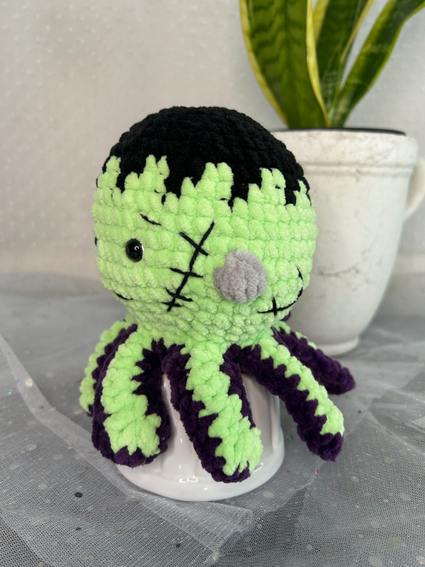 Copie de Patron crochet-4 Patron crochet PDF - Pack de 2 pieuvres Halloween