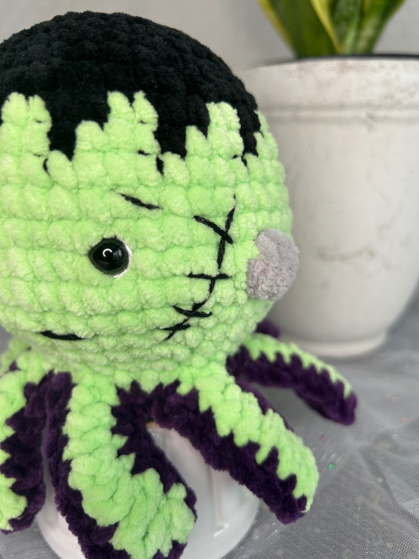 Copie de Patron crochet-7 Patron crochet PDF - Pack de 2 pieuvres Halloween