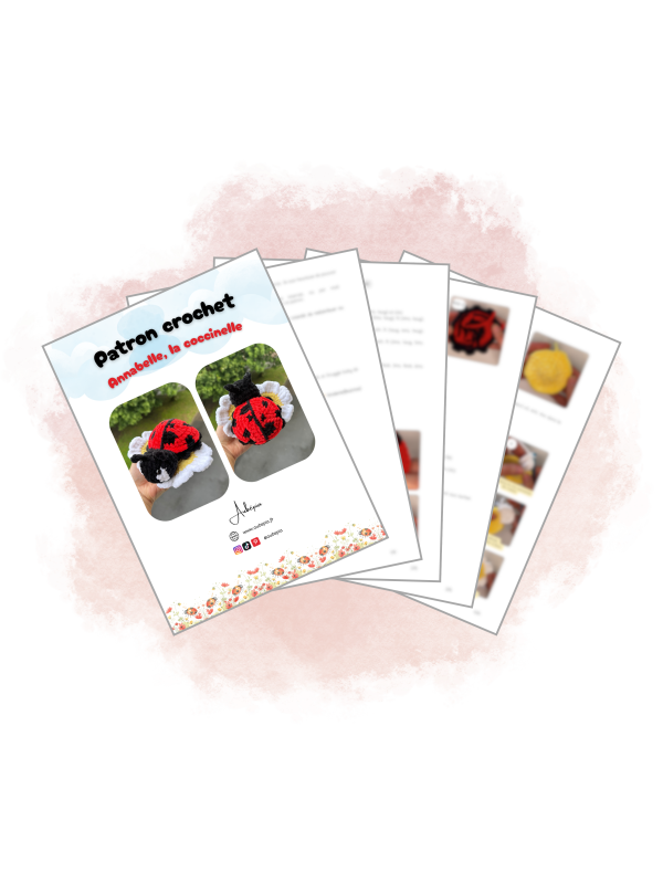 Modele apercu-14 Patron au crochet PDF - Annabelle, la coccinelle