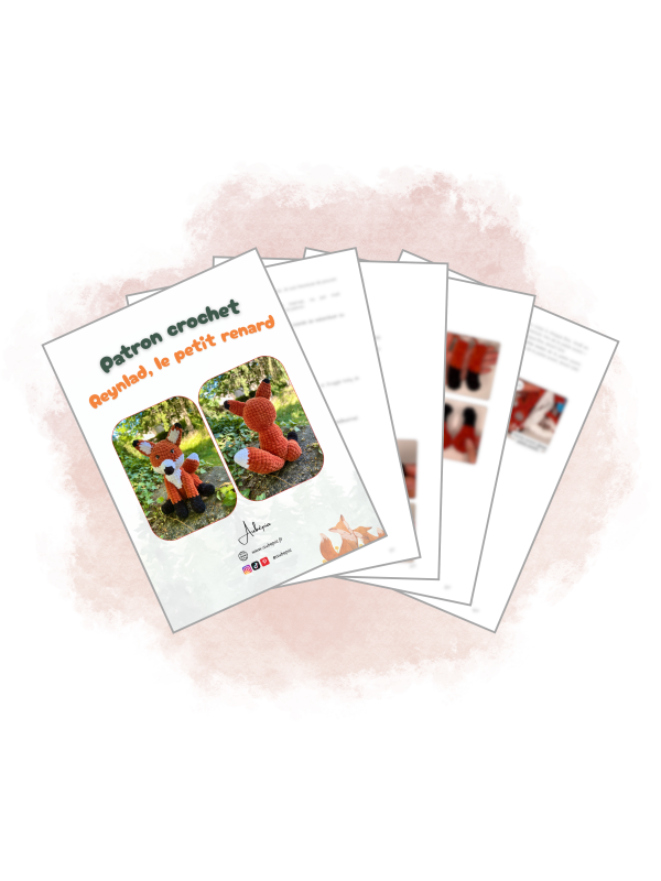 Modele apercu-6 Patron crochet PDF - Reynald, le petit renard