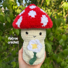 Patron crochet-4 Patron crochet PDF - Fifi, le champi fleuri