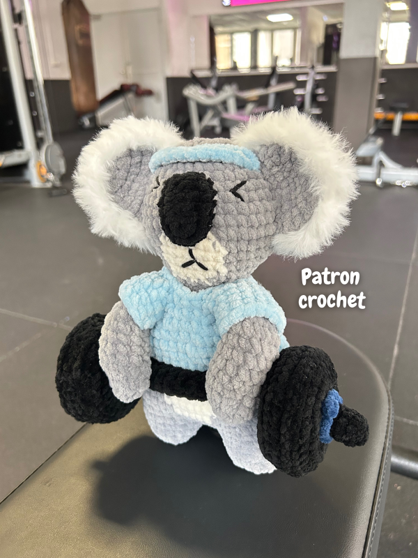 Patron crochet Patron au crochet PDF - Marius, le koala sportif