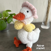 Patron crochet-9 Patron crochet PDF - Odile, l'oie printanière