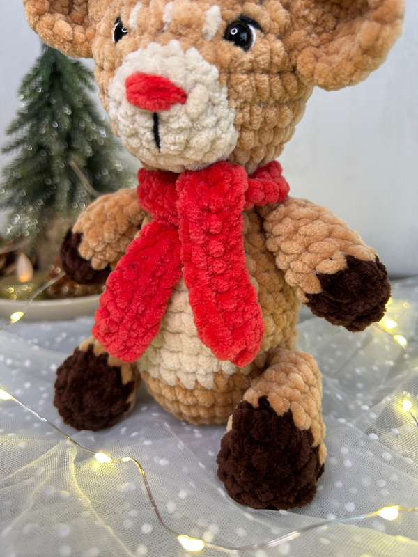Patron crochet PDF - Le petit renne de Noël