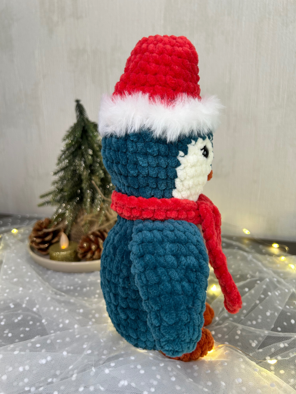 Patron crochet PDF - Le pingouin de Noël