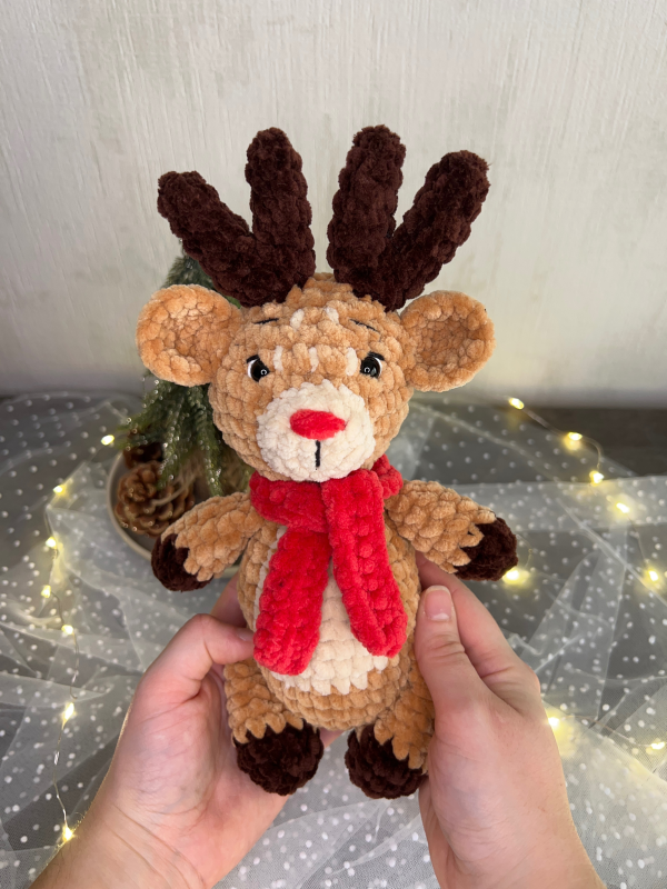 Patron crochet PDF - Le petit renne de Noël