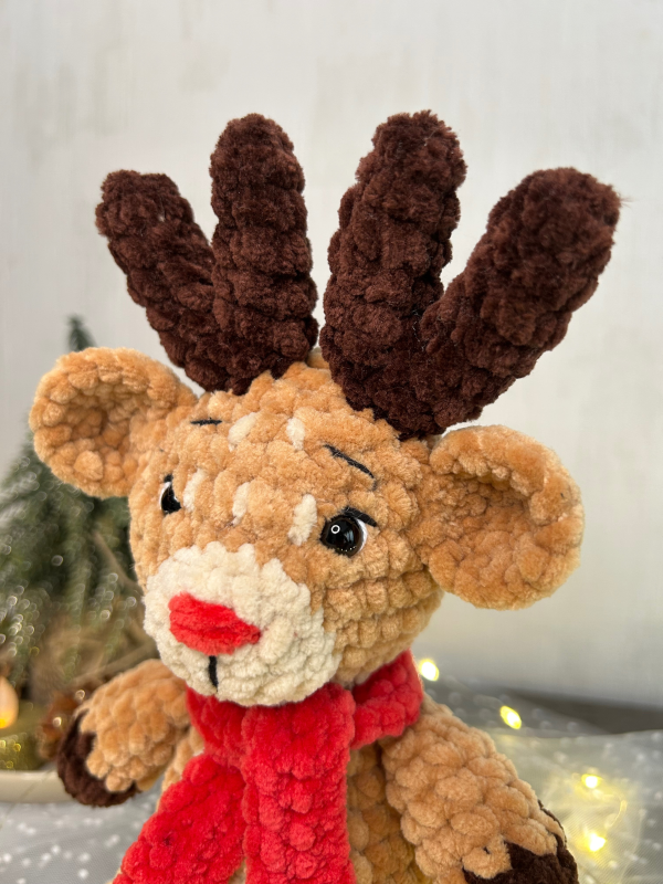 Patron crochet PDF - Le petit renne de Noël