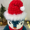 Patron crochet PDF - Le pingouin de Noël