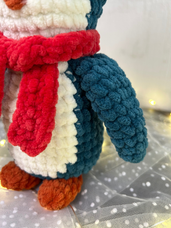 Patron crochet PDF - Le pingouin de Noël