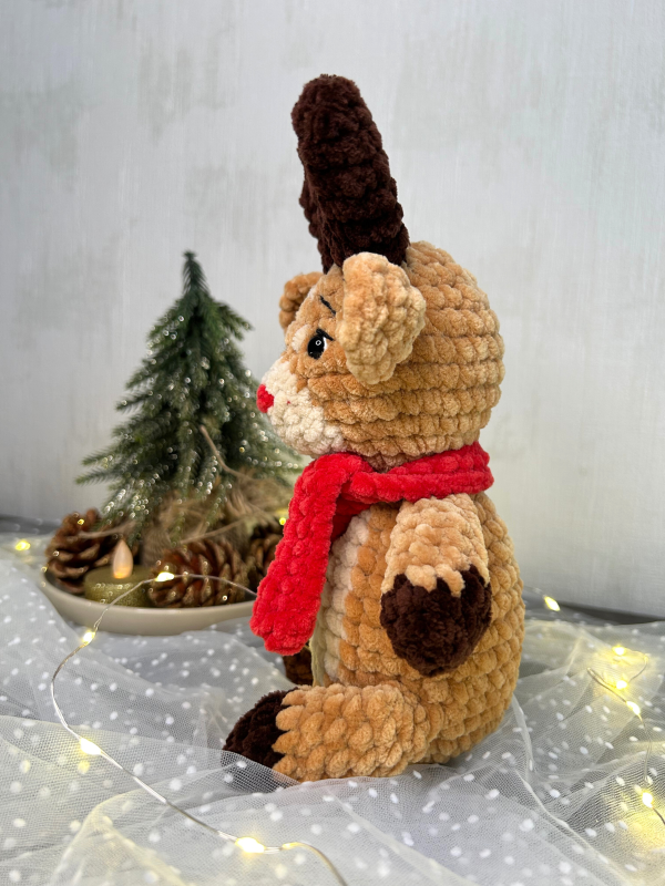 Patron crochet PDF - Le petit renne de Noël