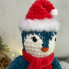 Patron crochet PDF - Le pingouin de Noël