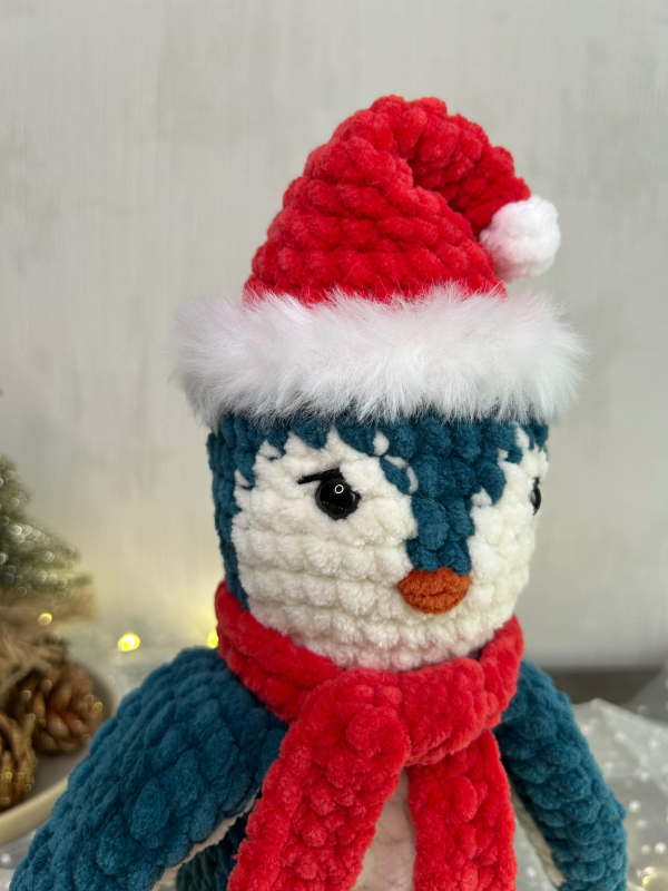 Patron crochet PDF - Le pingouin de Noël