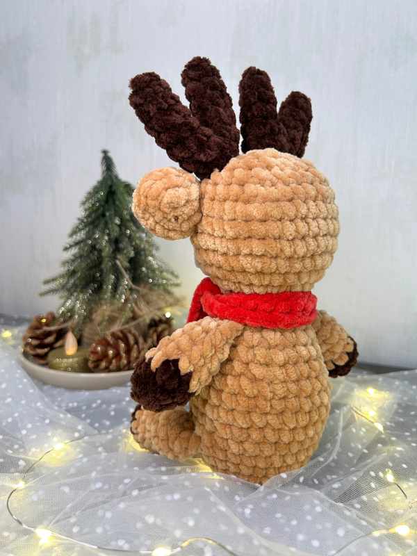 Patron crochet PDF - Le petit renne de Noël