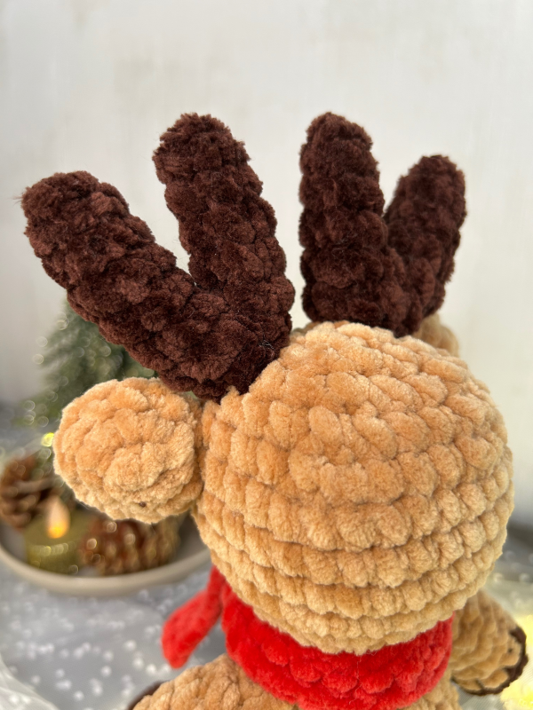Patron crochet PDF - Le petit renne de Noël