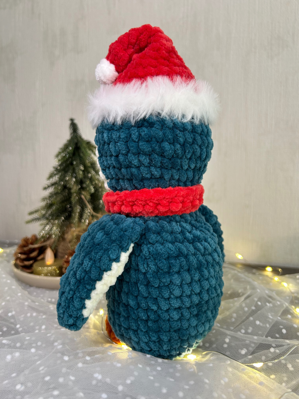 Patron crochet PDF - Le pingouin de Noël