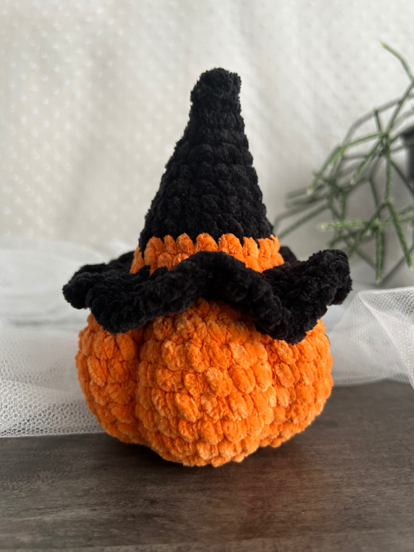 Patron crochet PDF - Dame Citrouille d'Halloween