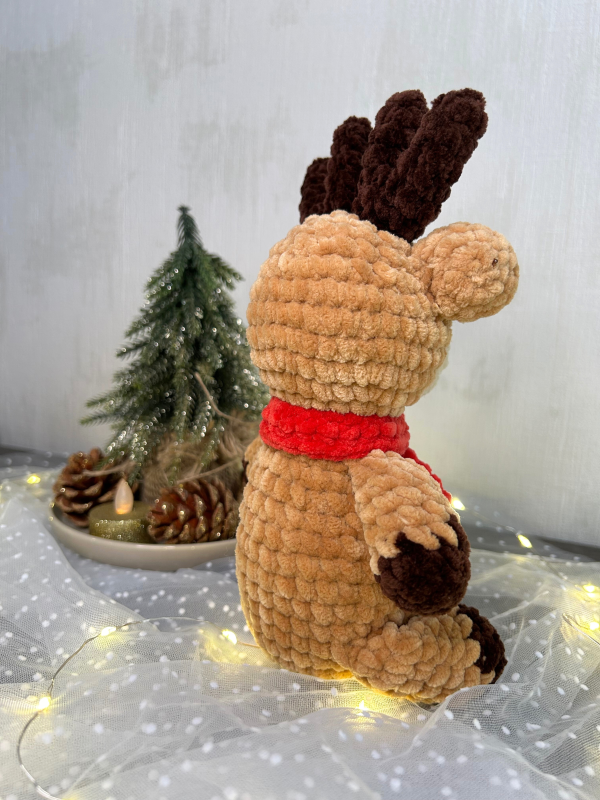 Patron crochet PDF - Le petit renne de Noël