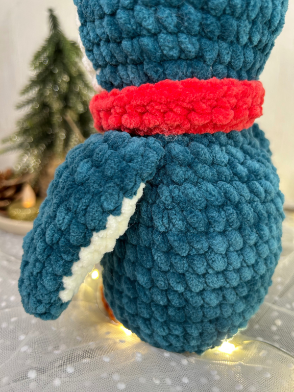 Patron crochet PDF - Le pingouin de Noël