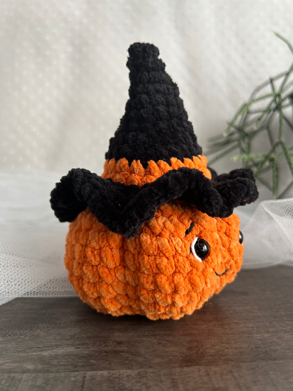 Patron crochet PDF - Dame Citrouille d'Halloween