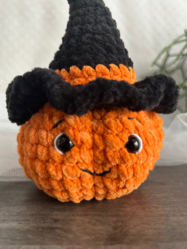Patron crochet PDF - Dame Citrouille d'Halloween