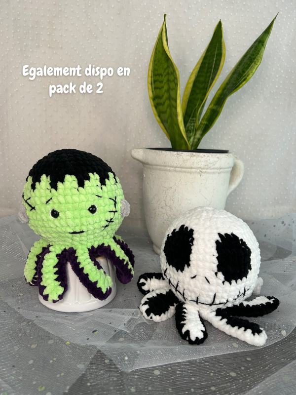 Copie de Patron crochet-2 Patron crochet PDF - Poulpe Halloween Frankenstein