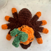 Patron crochet PDF - Mme Araignée citrouille d'Halloween