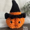 Patron crochet PDF - Dame Citrouille d'Halloween