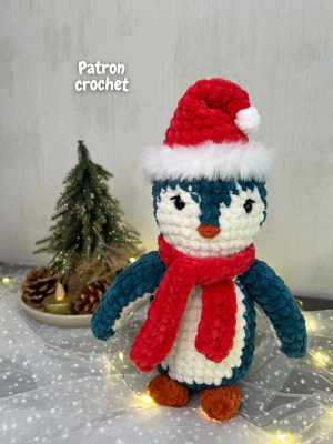 Patron crochet-22 Patron crochet PDF - Le pingouin de Noël
