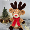 Patron crochet PDF - Le petit renne de Noël